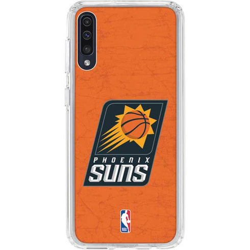 NBA Phoenix Suns Distressed Galaxy A50 Clear Case